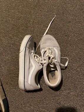 Vans Kids Off-White Old Skool Sneakers with Black Stripe